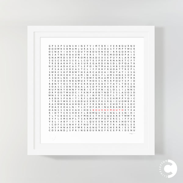 Bournemouth Word Search