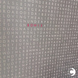 'Bowie' limited edition word search print by Clive Sefton - detail