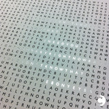 Personalised wedding present word search