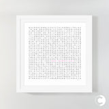 Personalised word search wedding present