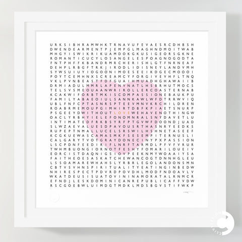 Personalised Valentine's Print