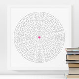 Personalised Maze Print