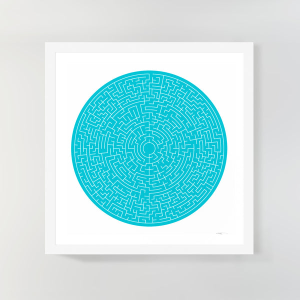 Maze - turquoise