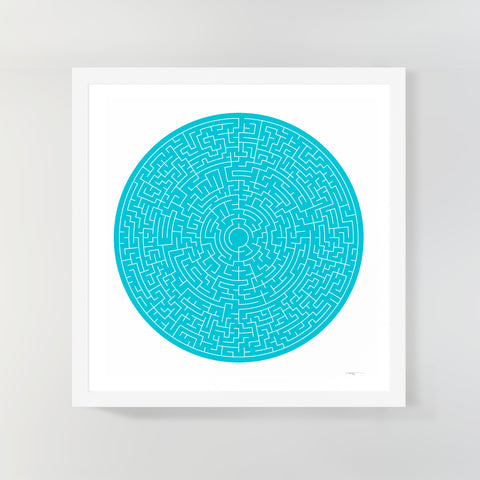 Maze - turquoise