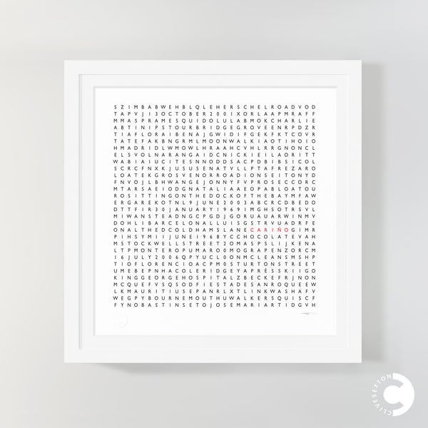 Personalised Birthday Print - Cariño