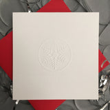 Hand embossed Christmas card - snowflake