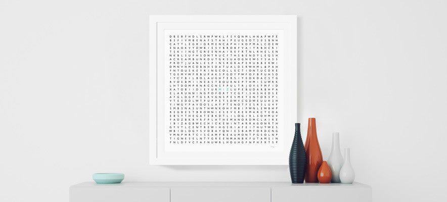 Personalised word search by Clive Sefton